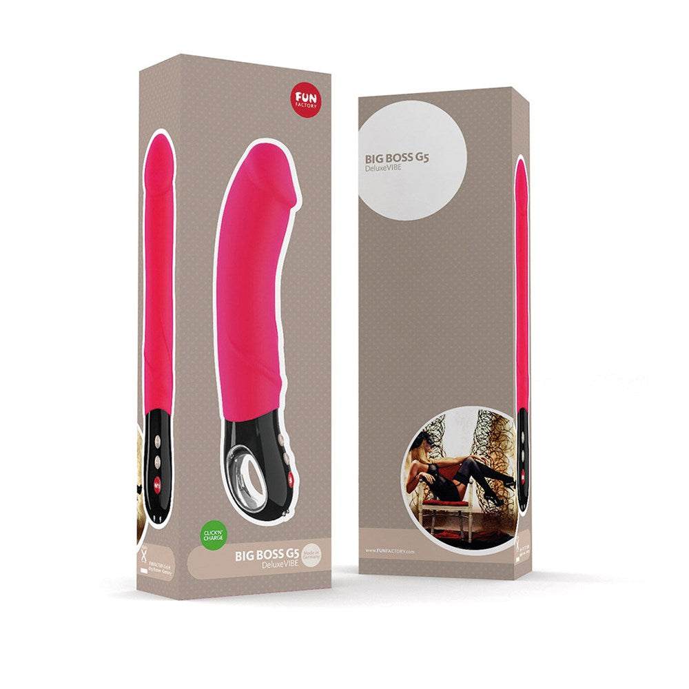 Fun Factory Big Boss G5 G Spot Vibrator with Flexible Shaft Design - - G-Spot Vibrators