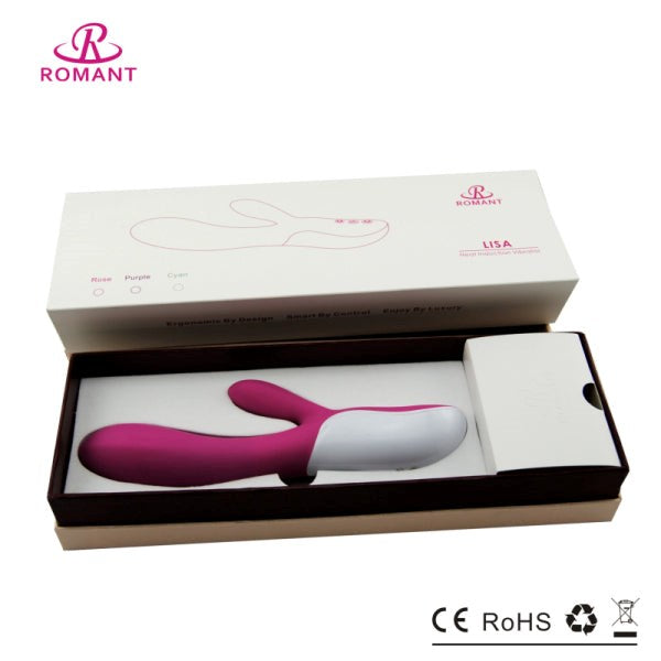 Romant Lisa Silicone Rabbit Vibrator Dual Motor Clitoral Stimulation - - Rabbit Vibrators
