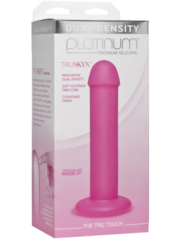 Doc Johnson Platinum The Tru Touch Silicone Dildo TRUSKYN Material - - Realistic Dildos