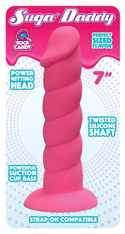 Rock Candy Toys Rock Candy Suga Daddy 7 inch Dildo Premium Silicone - - Realistic Dildos