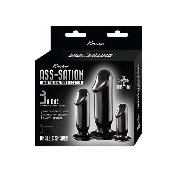 ASS-SATION 3 Piece Training Butt Plug Kit Number 1 - - Butt Plugs