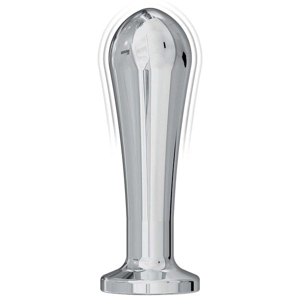 Pleasure-Enhancing Remote Vibrating Metal Anal Plug - - Anal Vibrators