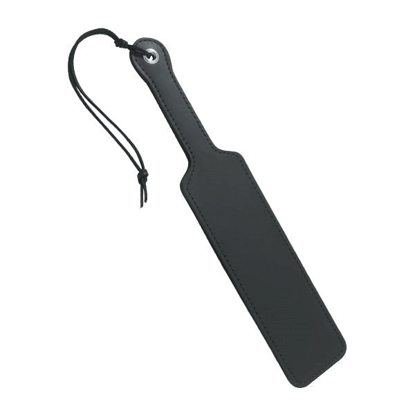 Black Leather Frat Paddle Smooth CRings That Last - - Paddles And Slappers