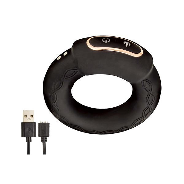 COCKPOWER Heat Up Vibrating Cock Ring Rechargeable - - Vibrating Cock Rings