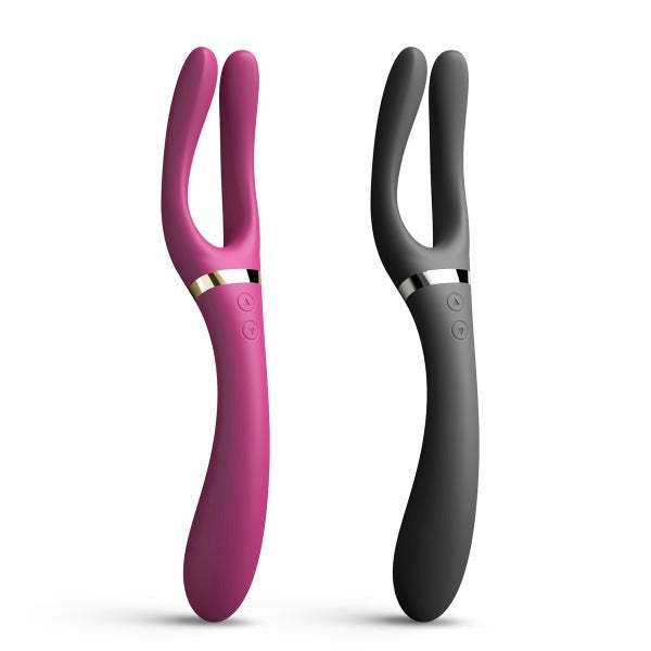 DORCEL Infinite Joy Couples Sex Toys - Plum - - Sex Toys For Couples