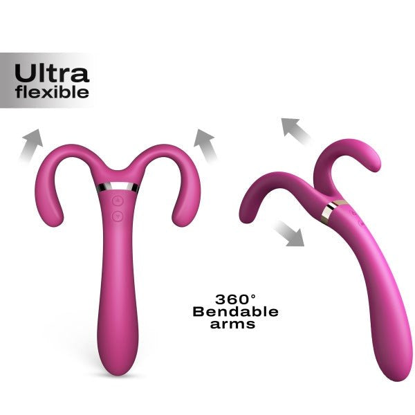 DORCEL Infinite Joy Couples Sex Toys - Plum - - Sex Toys For Couples