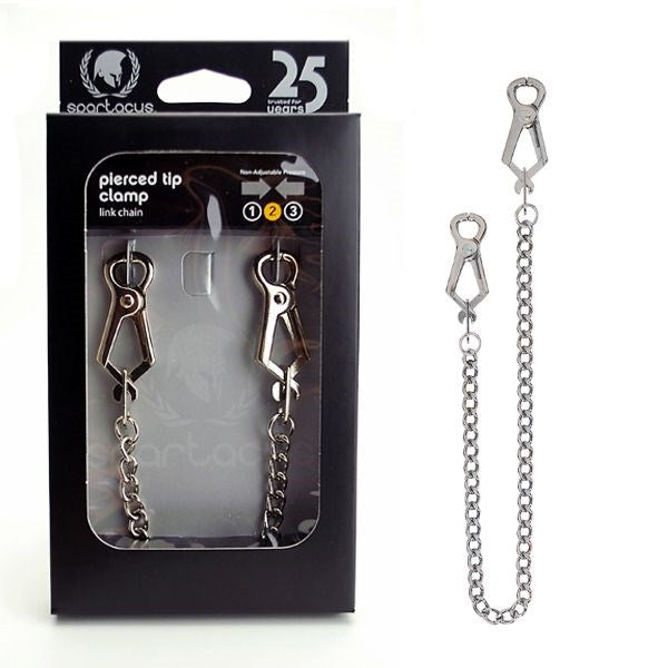Endurance Nipple Tip Pierced Clamps - - Nipple and Clit Clamps