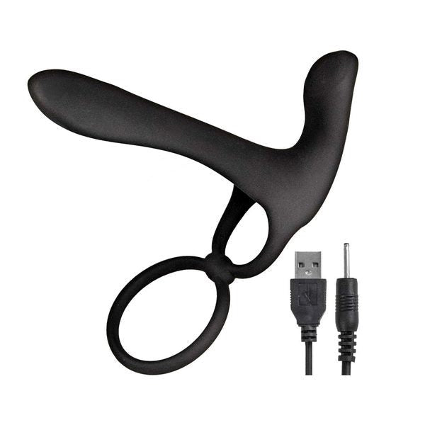 ENHANCER The Ultimate Lover P-Spot Probe With C-Rings - - Prostate Sex Toys