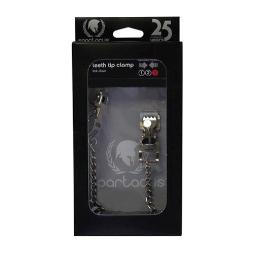 Spartacus Extremeline Toothy Metal Nipple Clamps - - Nipple and Clit Clamps