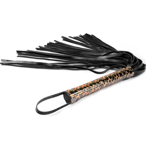 Faux Leather Flogger Punishment Tool - - Whips And Crops