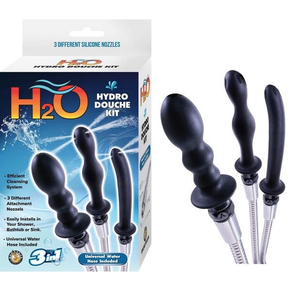 H2O Hydro Douche 3 In 1 Enema Kit - - Enemas and Douches