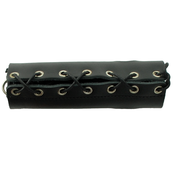 Lace Up Leather Cock Sheath For CBT Play - - Ball and Cock Toys