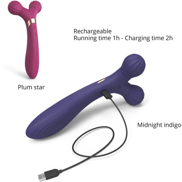 LOVE TO LOVE Fireball Vibrating Dual Roller Massager - - Body Wands