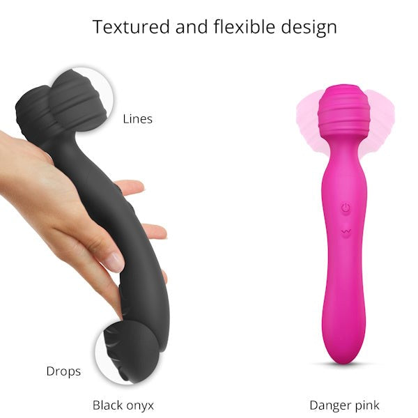 LOVE TO LOVE Twist Double Ender Vibrating Sex Wand - - Body Wands