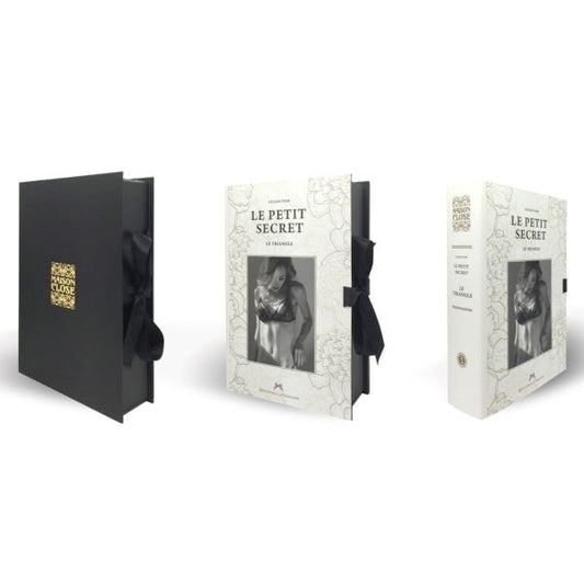 MAISON CLOSE Lace Crotchless Thong With Harness Gift Box - - Her Fetish