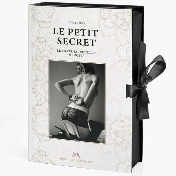MAISON CLOSE Lace Garter Belt And Elastic Cuffs Gift Box - - Her Fetish