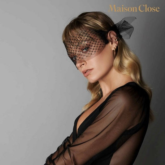 MAISON CLOSE Mysterious Eyemask Transparent Mesh - - Masks And Blindfolds