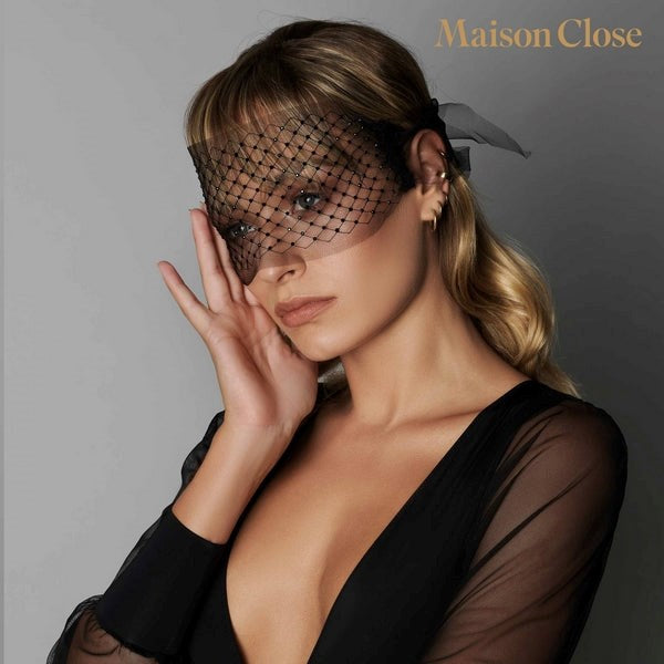 MAISON CLOSE Mysterious Eyemask Transparent Mesh - - Masks And Blindfolds