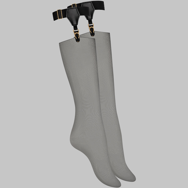 MAISON CLOSE Sock Garters The Gatsby With Suspender Clips - - Fancy Dress Ups