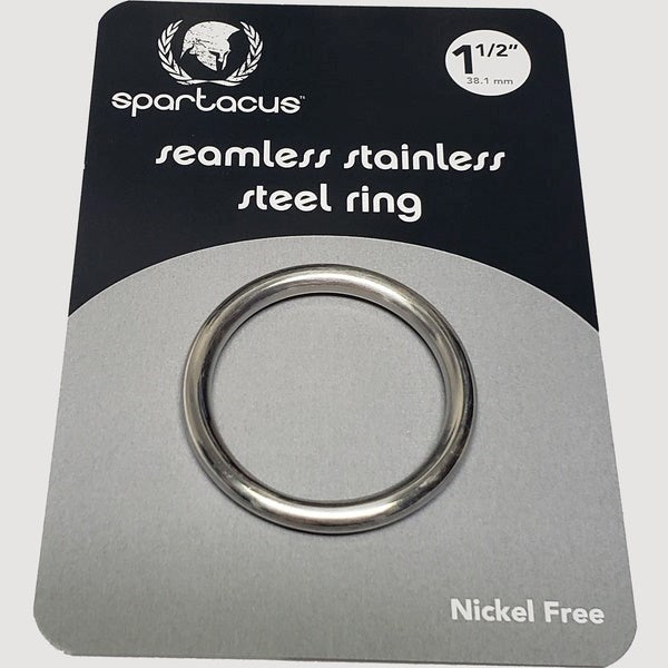 Seamless Stainless Steel ED Cock Rings - - Steel Cock Rings
