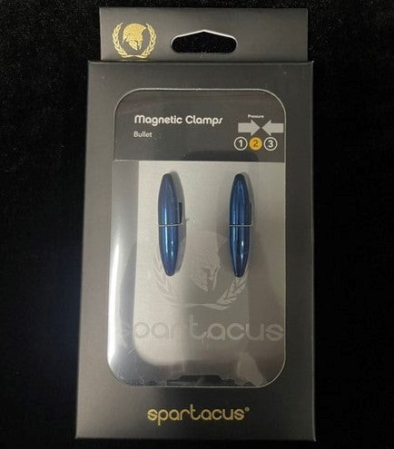 SPARTACUS Magnetic Clit or Nipple Clamps Bullet - - Nipple and Clit Clamps