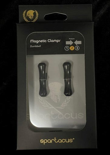 SPARTACUS Magnetic Clit or Tit Clamps Dumbbell - - Nipple and Clit Clamps