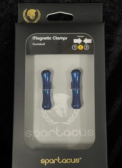 SPARTACUS Magnetic Clit or Tit Clamps Dumbbell - - Nipple and Clit Clamps