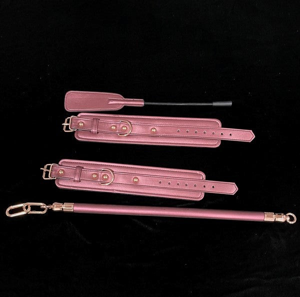 SPARTACUS Spreader Bar, Ankle Restraints and Mini-Crop - - Cuffs And Restraints
