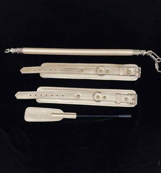 SPARTACUS Spreader Bar, Ankle Restraints and Mini-Crop - - Cuffs And Restraints