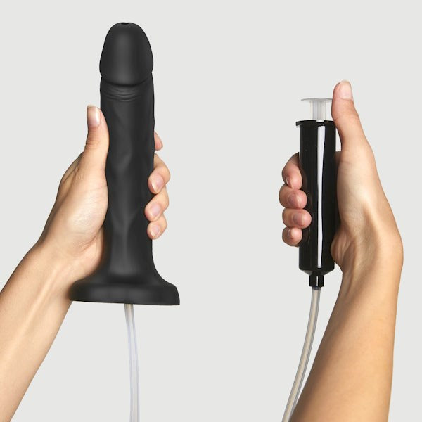 STRAP-ON-ME Squirting Realistic Cum Dildo - - Strap On Sextoys