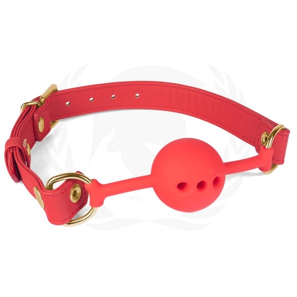 VEGAN Breathable Gag Primal Sex Muzzle - - Bondage Gags and Bits
