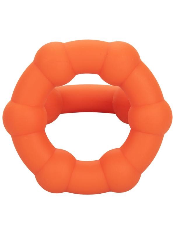 California Exotics Alpha Liquid Silicone All Star Scrotum Support Ring - - Stretchy Cock Rings