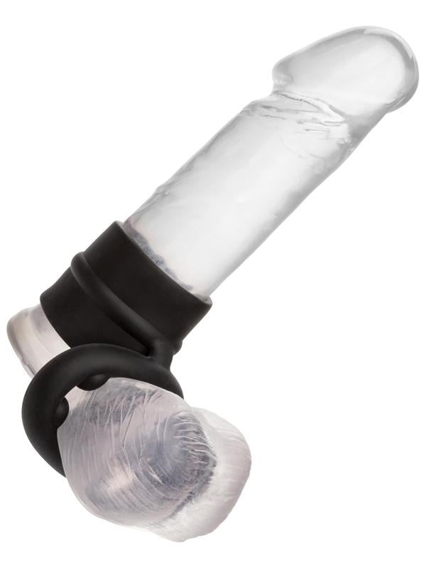 California Exotics Alpha Liquid Silicone Dual Magnum Cock Ring - - Stretchy Cock Rings