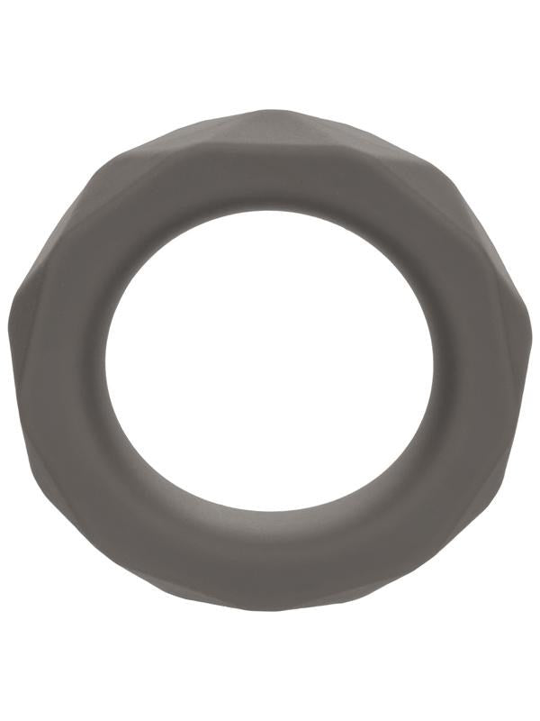 California Exotics Alpha Liquid Silicone Prolong Prismatic Cock Ring - - Stretchy Cock Rings
