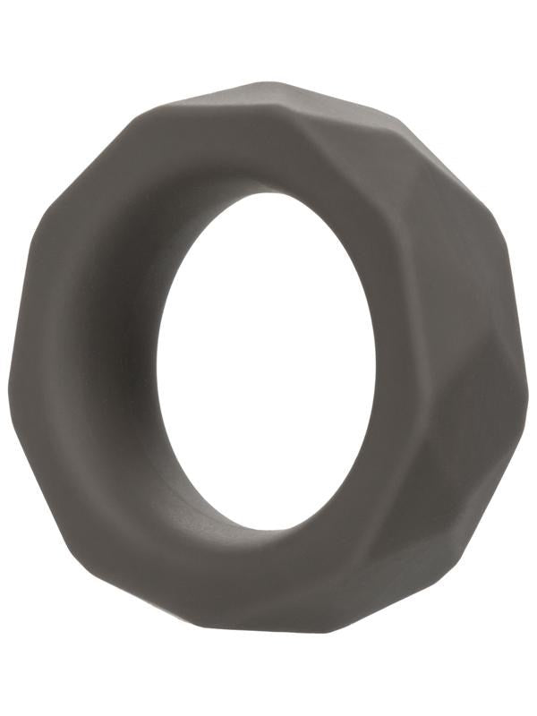 California Exotics Alpha Liquid Silicone Prolong Prismatic Cock Ring - - Stretchy Cock Rings