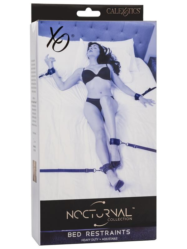 California Exotics Nocturnal Collection Fetish Play Bed Restraints Set - - Cuffs and Restraints