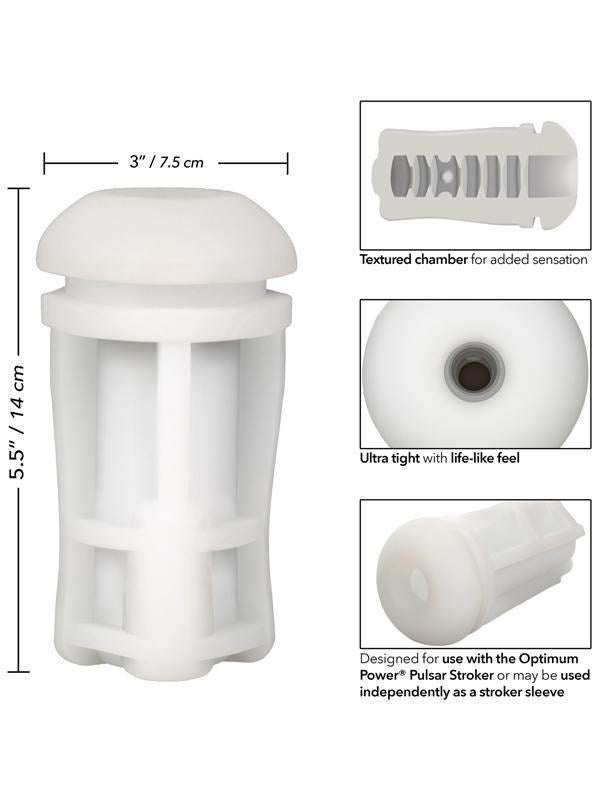 California Exotics Optimum Power Pulsar Male Stroker Sleeve Replacement - - Masturbators and Strokers