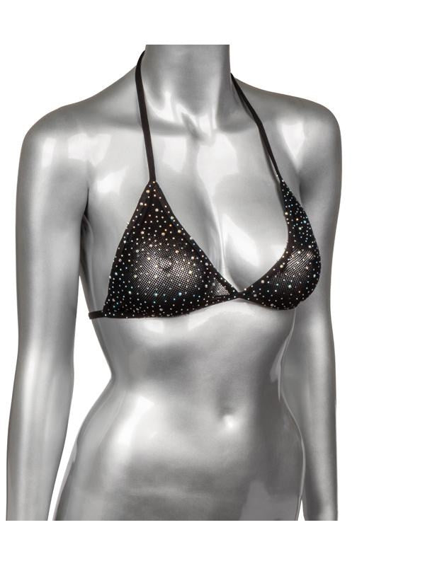 California Exotics Radiance Plus Size Breathable Mesh Triangle Bikini Top - - Bras and Bra Sets