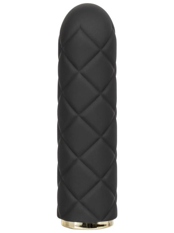 California Exotics Raven Quilted Seducer Compact 10 Functions Mini Vibrator - - Bullet Vibrators