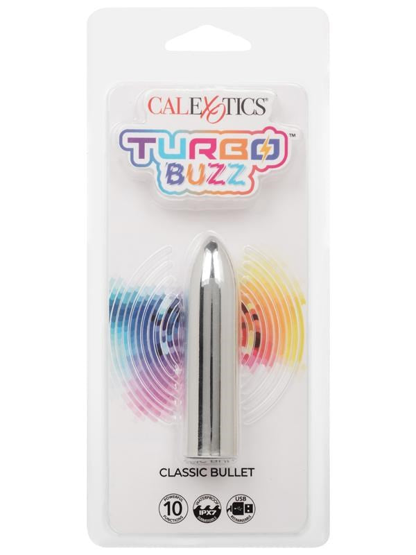 California Exotics Turbo Buzz Classic 10 Functions Bullet Massager - - Bullet Vibrators