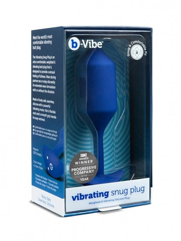 B Vibe Vibrating Snug Plug XL Ultimate Anal Bliss Premium Weighted Butt Plug - - Butt Plugs