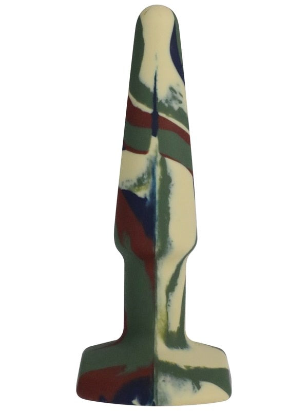 Doc Johnson A Play Groovy Flexible Anal Plug Camouflage Health Grade Silicone - - Butt Plugs