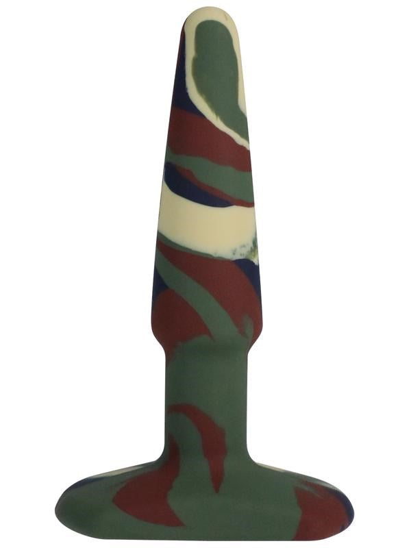 Doc Johnson A Play Groovy Flexible Anal Plug Camouflage Health Grade Silicone - - Butt Plugs