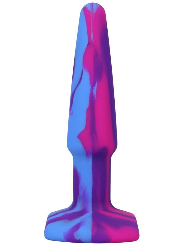 Doc Johnson A Play Groovy Silicone Anal Plug Berry 4 Inch Health Grade - - Butt Plugs