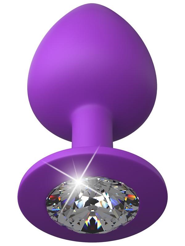 Pipedream Products Fantasy for Her Little Gem Silicone Butt Plug Small Size - - Butt Plugs