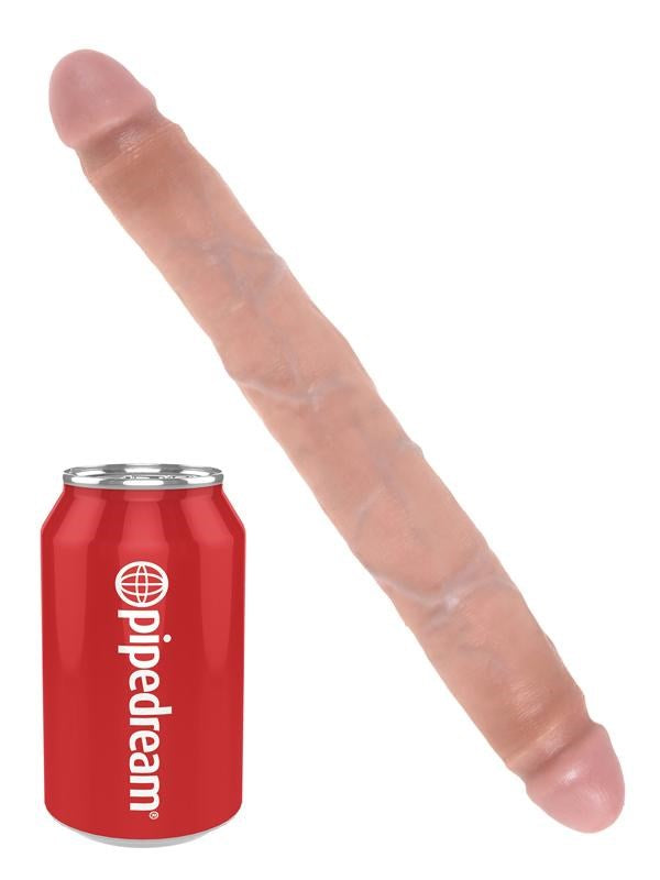 Pipedream Products King Cock 12 inch Slim Double Ender Realistic Dildo - - Double Ender