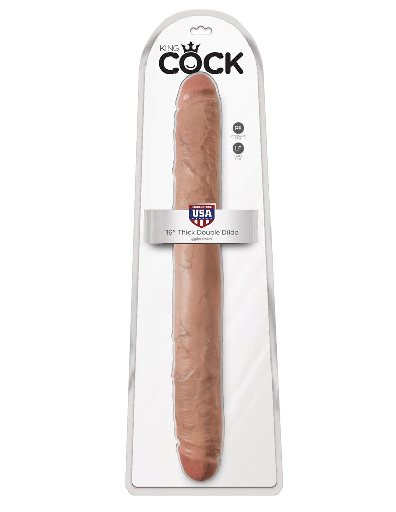 Pipedream Products King Cock 16 Inch Thick Double Ender Realistic Dildo - - Double Ender