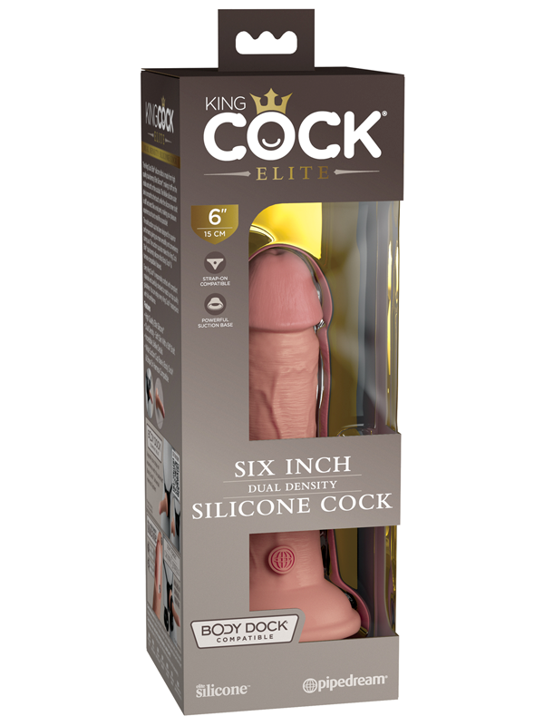 Pipedream Products King Cock Elite Dual Density Silicone Dildo Realistic - - Realistic Dildos