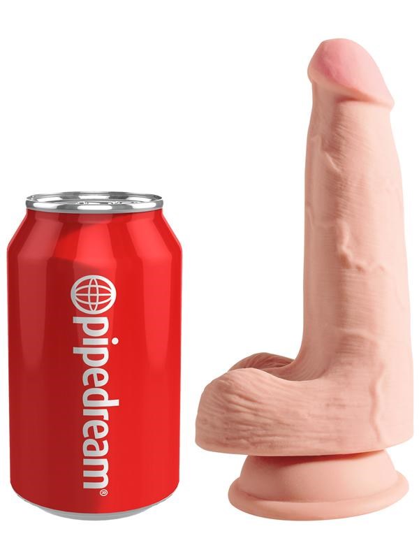 Pipedream Products King Cock Plus Triple Density Realistic Cock with Balls - - Realistic Dildos