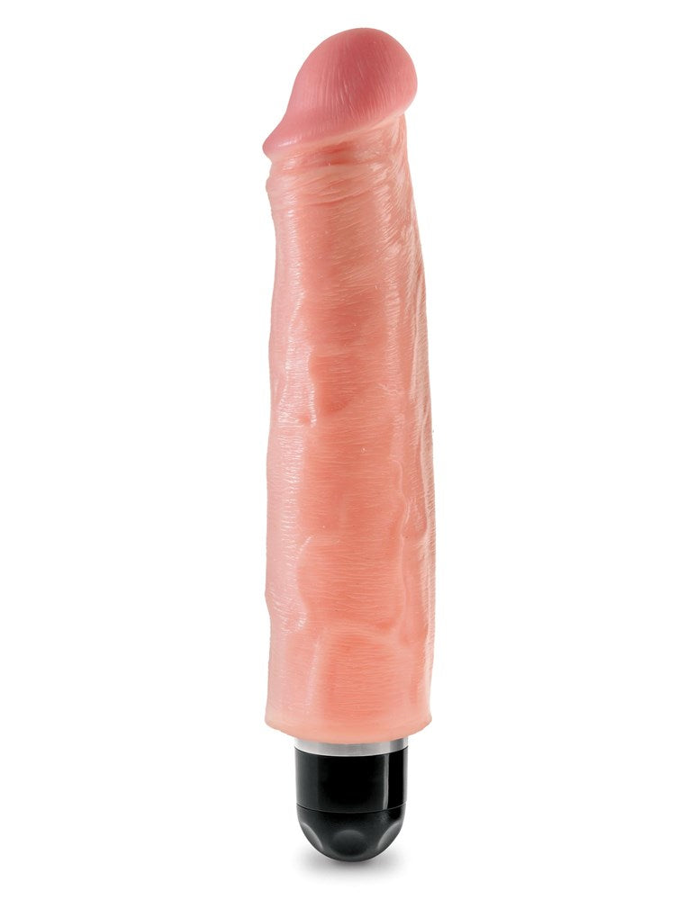 Pipedream Products King Cock Vibrating Stiffy Realistic Dildo with Vibration - - Vibrating Dildos